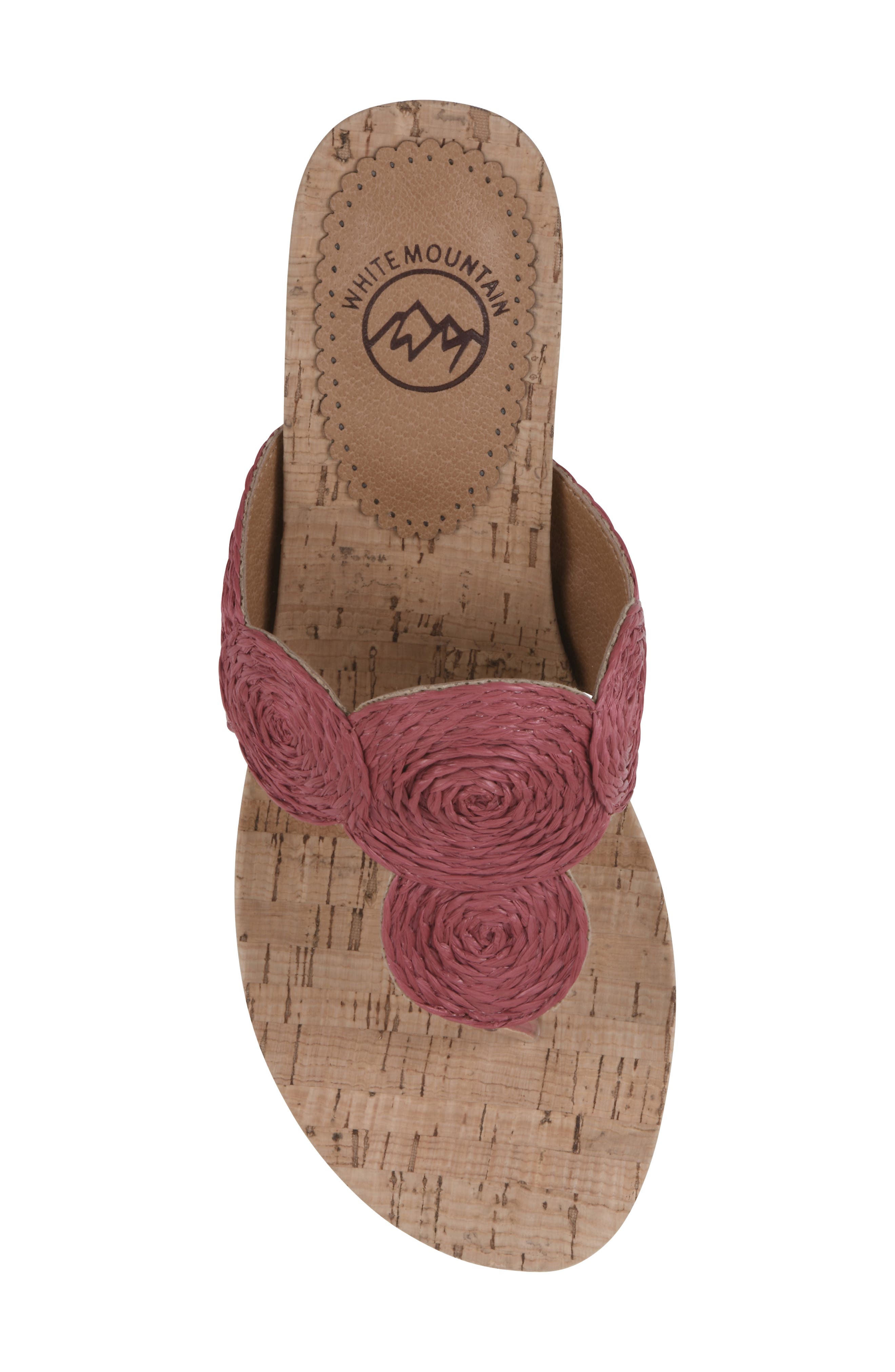 Affogato Wedge Sandal, Alternate, color, RASPBERRY/ SMOOTH