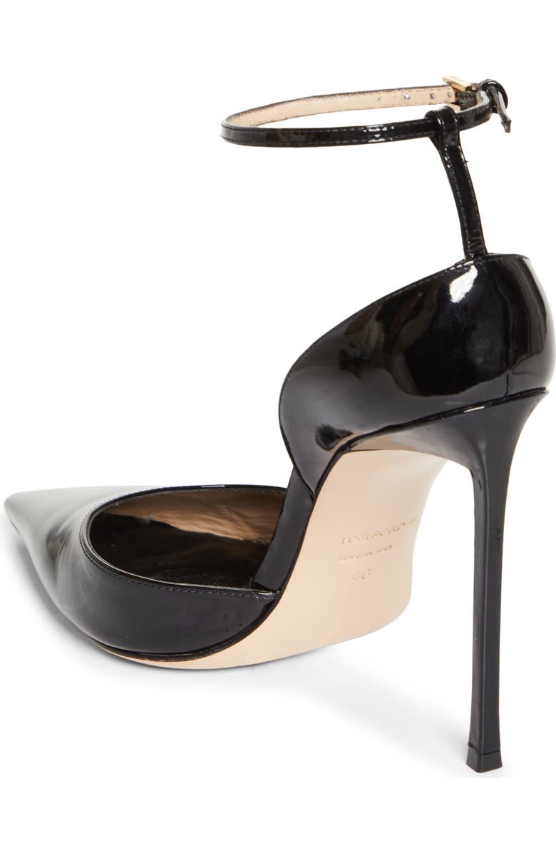 TOM FORD Vertigo Ankle Strap d'Orsay Pump, Alternate, color, Naa Black