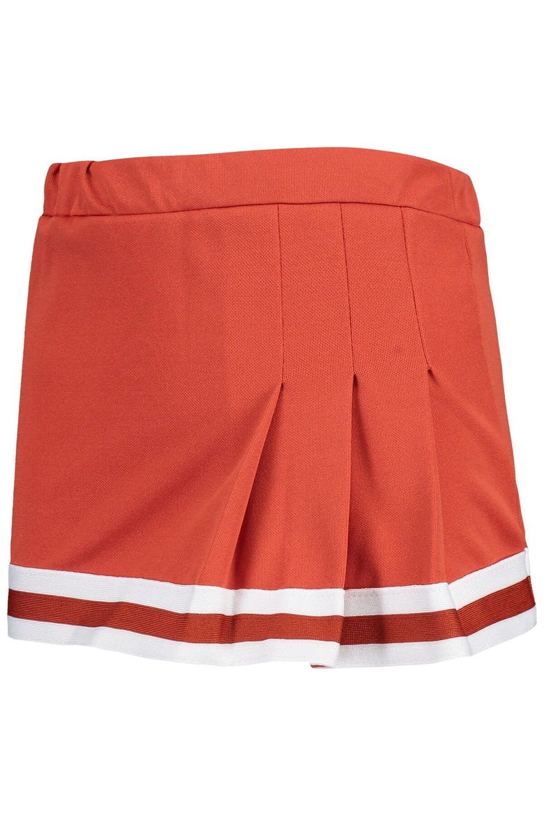 Girls Youth Texas Orange Texas Longhorns Two-Piece Cheer Set, Alternate, color, Burnt Orange