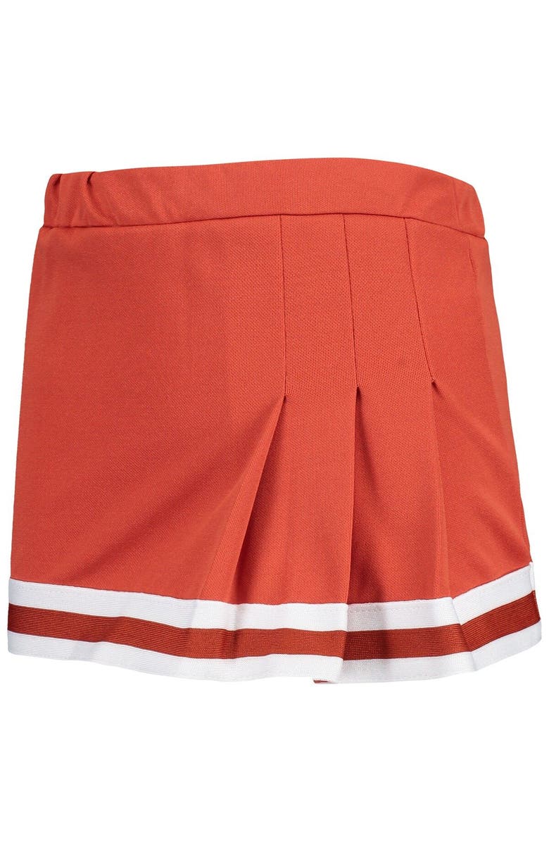LITTLE KING Girls Youth Texas Orange Texas Longhorns Two-Piece Cheer Set, Alternate, color, Burnt Orange
