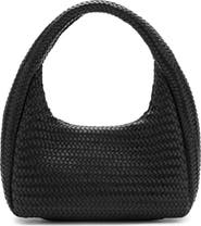 MANGO Braided Faux Leather Shoulder Bag
