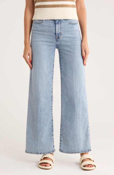 FRAME Le Slim Palazzo High Waist Wide Leg Jeans