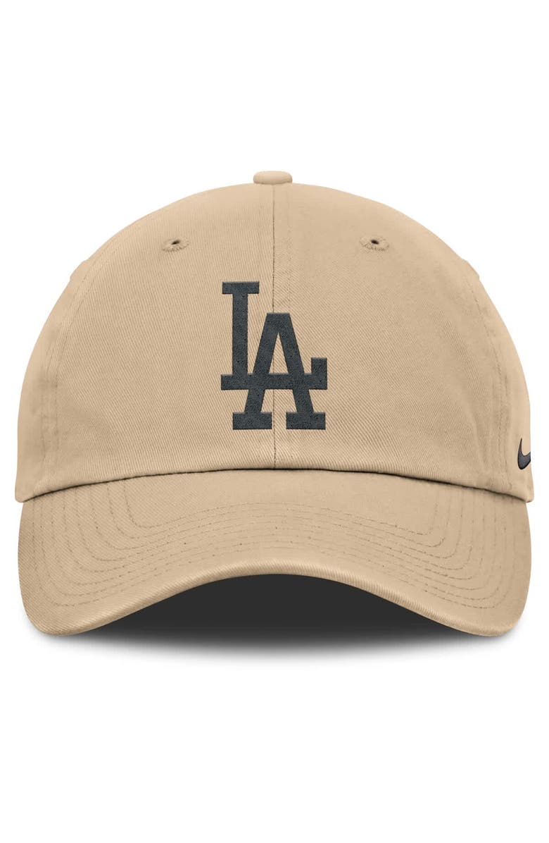Nike Men's Nike Khaki Los Angeles Dodgers Club Adjustable Hat, Alternate, color, 