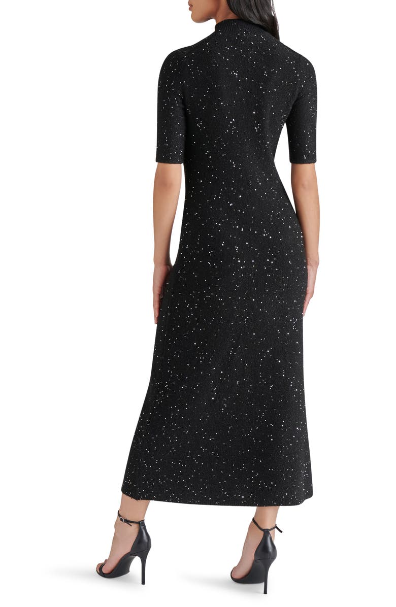 Steve Madden Pernille Sequin Sparkly Midi Sweater Dress, Alternate, color,