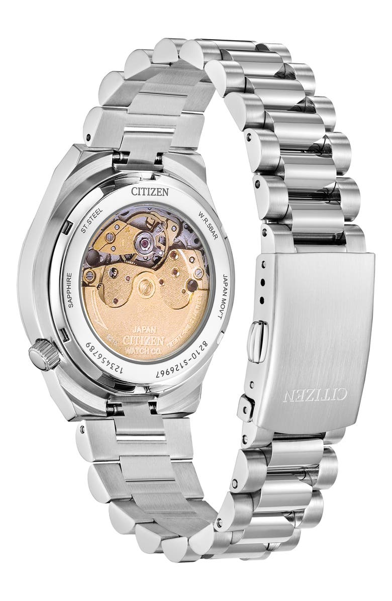 Citizen TSUYOSA Automatic Bracelet Watch, 37mm, Alternate, color, Silver-Tone Sky Blue