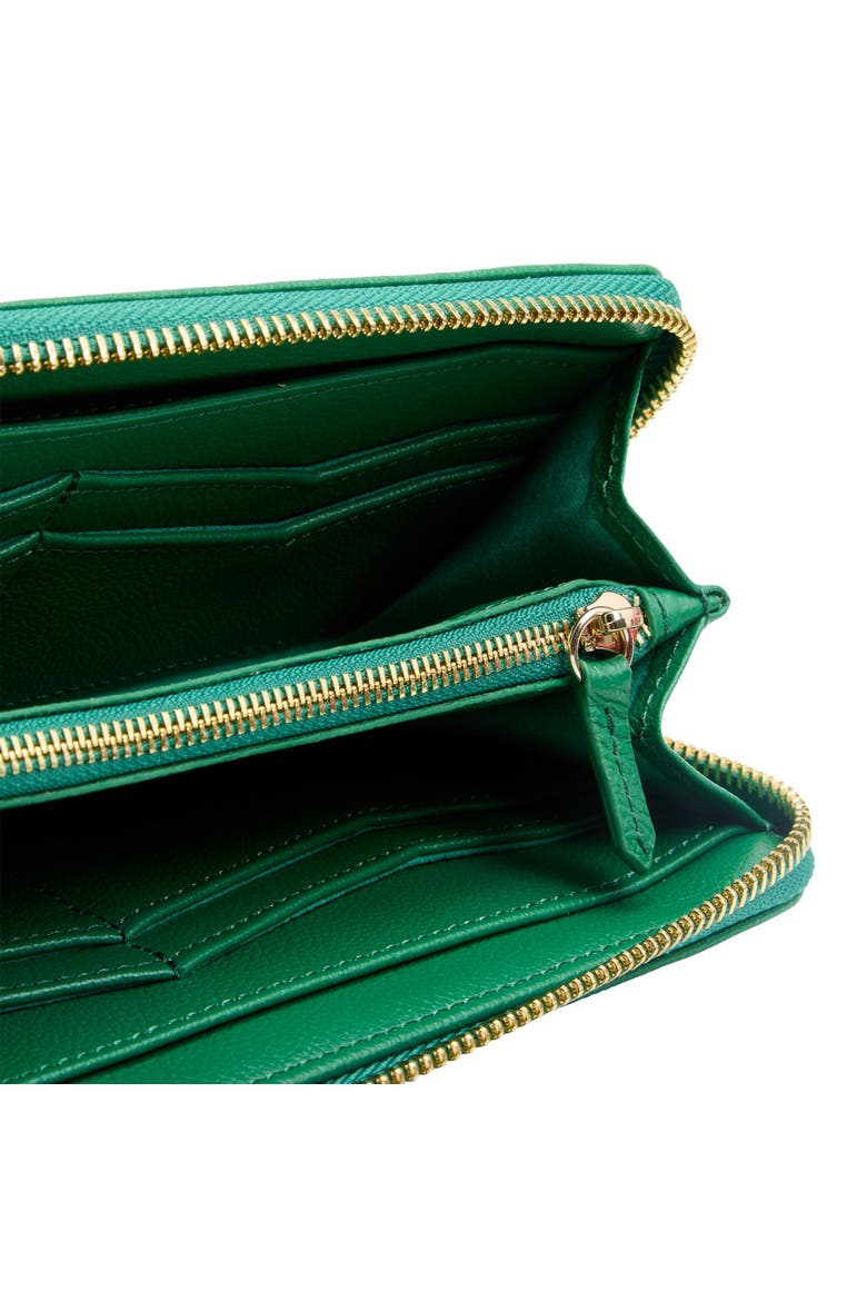 Mimi Continental Wallet, Alternate, color, Forest Green