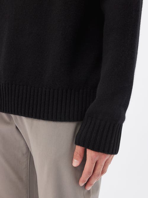 Gobi Mongolian Cashmere Cashmere Turtleneck In Black