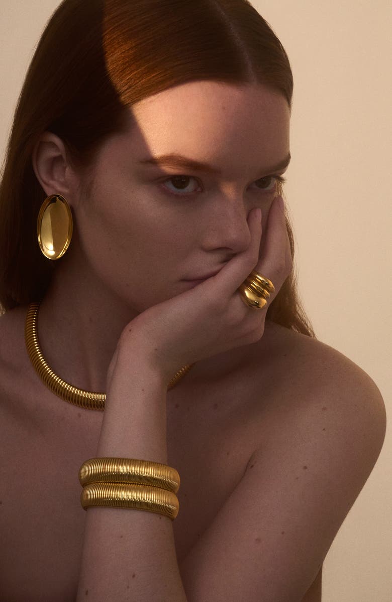 Lady Grey Ophidia Necklace, Alternate, color, Gold