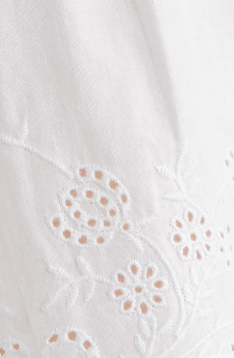 Madewell The Embroidered Leah Top, Alternate, color, White