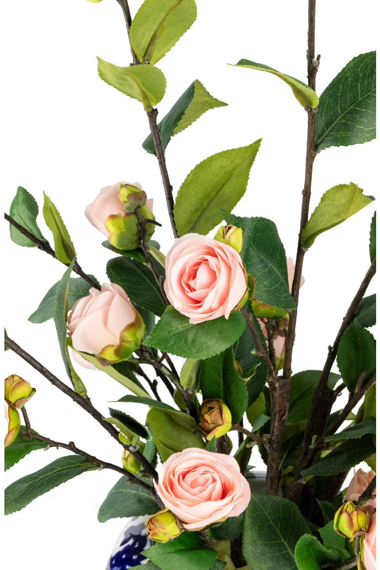 Beau Toile Rose Branch Arrangement, Alternate, color, Pink
