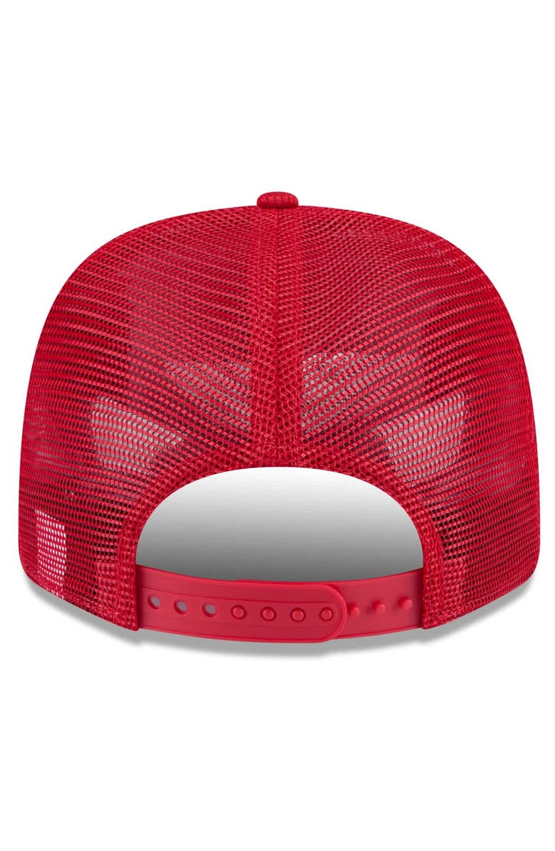 New Era Men's New Era  Red Cincinnati Reds 2025 Spring Training 9SEVENTY Stretch-Snap Trucker Hat, Alternate, color, 
