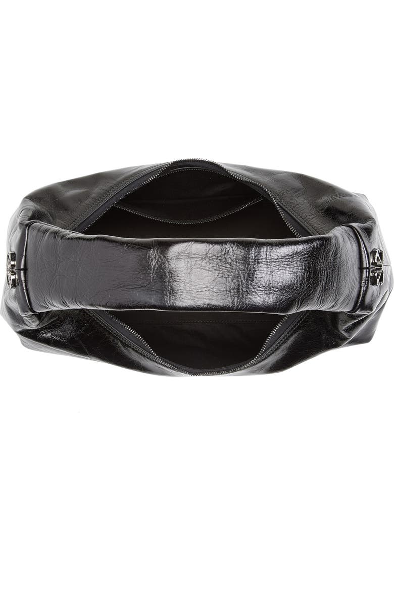 Off-White Jumbo Arcade Leather Hobo Bag, Alternate, color,