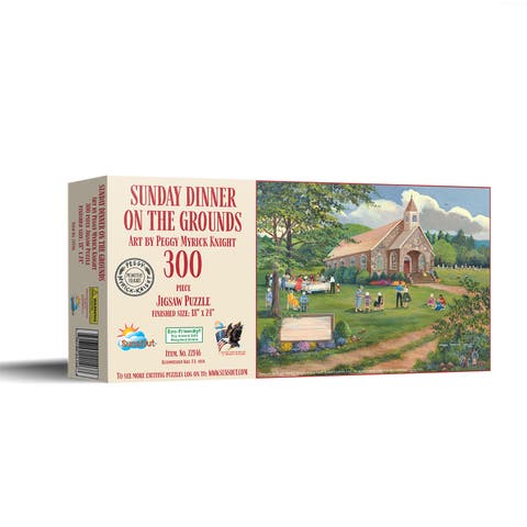 Sunday Dinner on the Grounds 300 piece Jigsaw Puzzle for Adults
