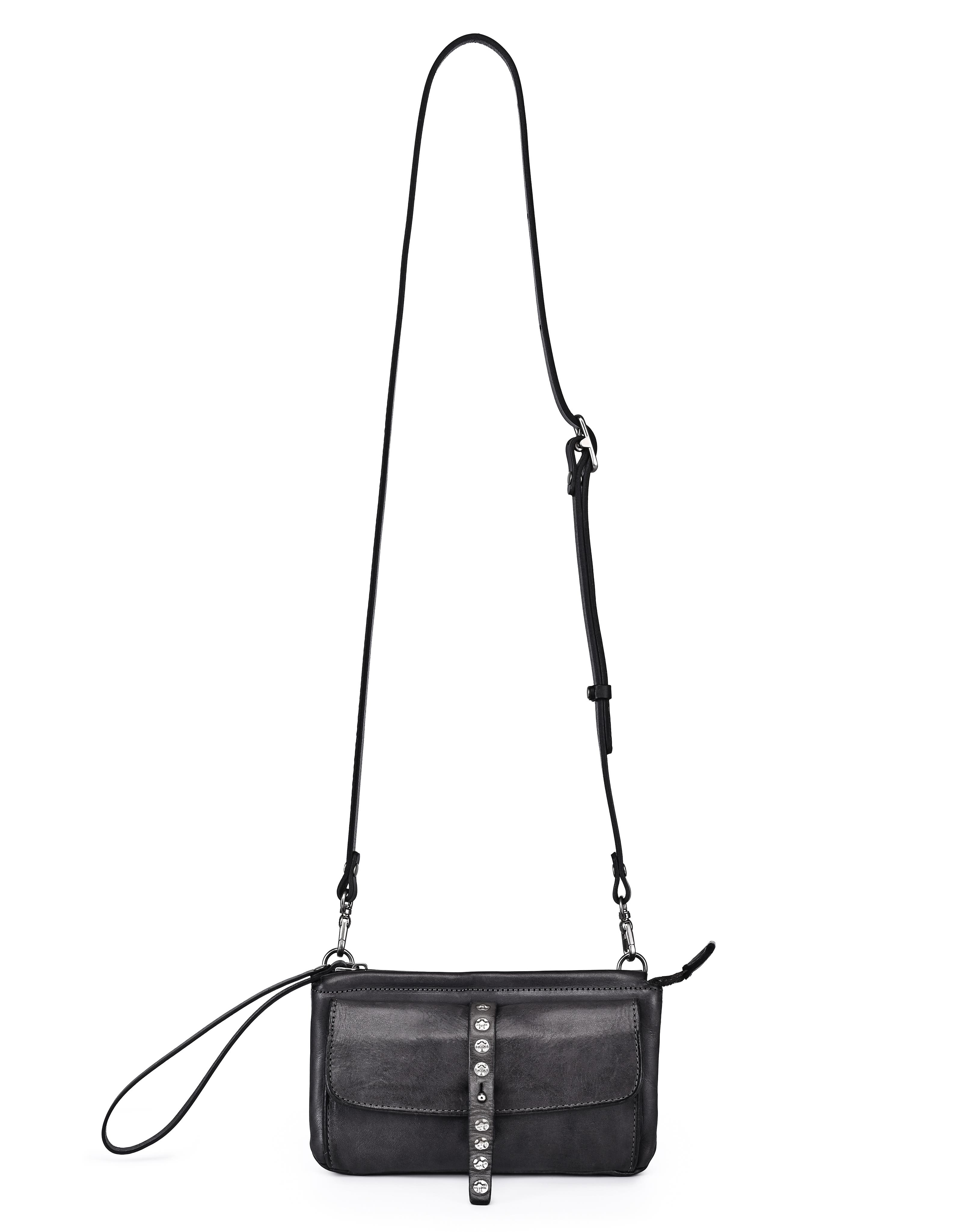 Monarda Genuine Leather Convertible Crossbody, Alternate, color, Grey