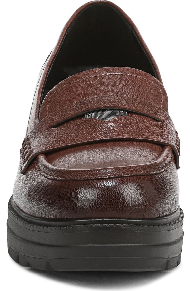 Naturalizer Penny Loafer Platform Pump, Alternate, color, Cappuccino Brown