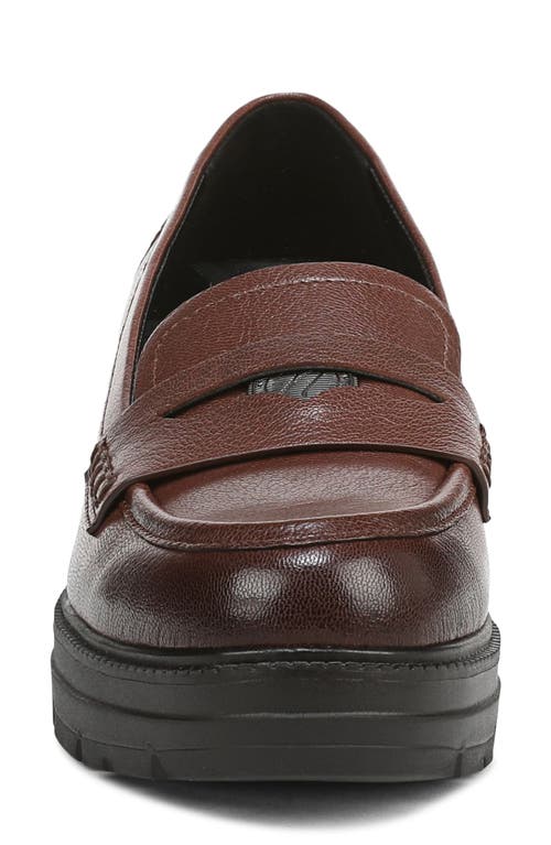 Naturalizer Penny Loafer Platform Pump In Brown