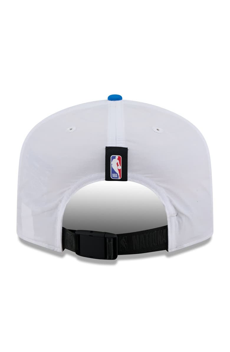 New Era Men's New Era White/Blue Oklahoma City Thunder 2025 NBA Draft On-Stage Nylon 19TWENTY Adjustable Hat, Alternate, color,