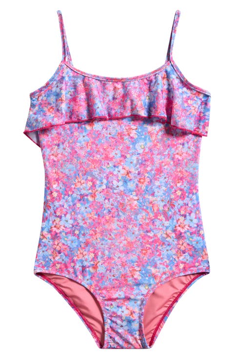 Kids
 Ditzy Ruffle One-Piece Swimsuit (Big Kid)