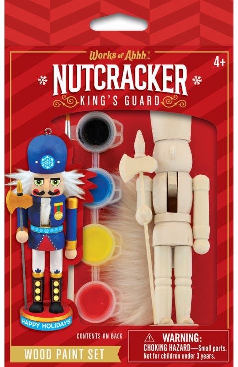 Nutcracker King Guard Ornament Paint Kit