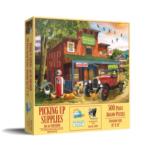 Picking Up Supplies 500 piece Jigsaw Puzzle for Adults