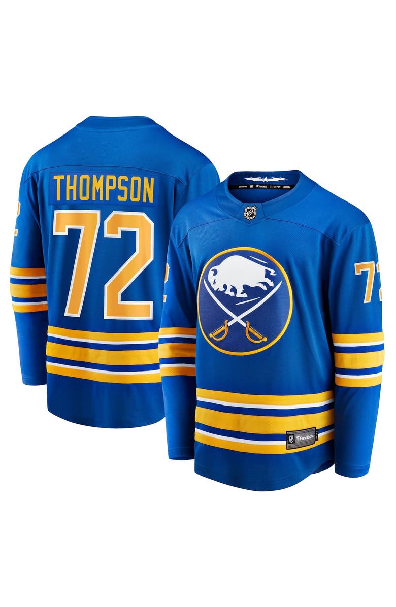 FANATICS Men's Fanatics Tage Thompson Royal Buffalo Sabres Home Breakaway Player Jersey, Main, color, Royal