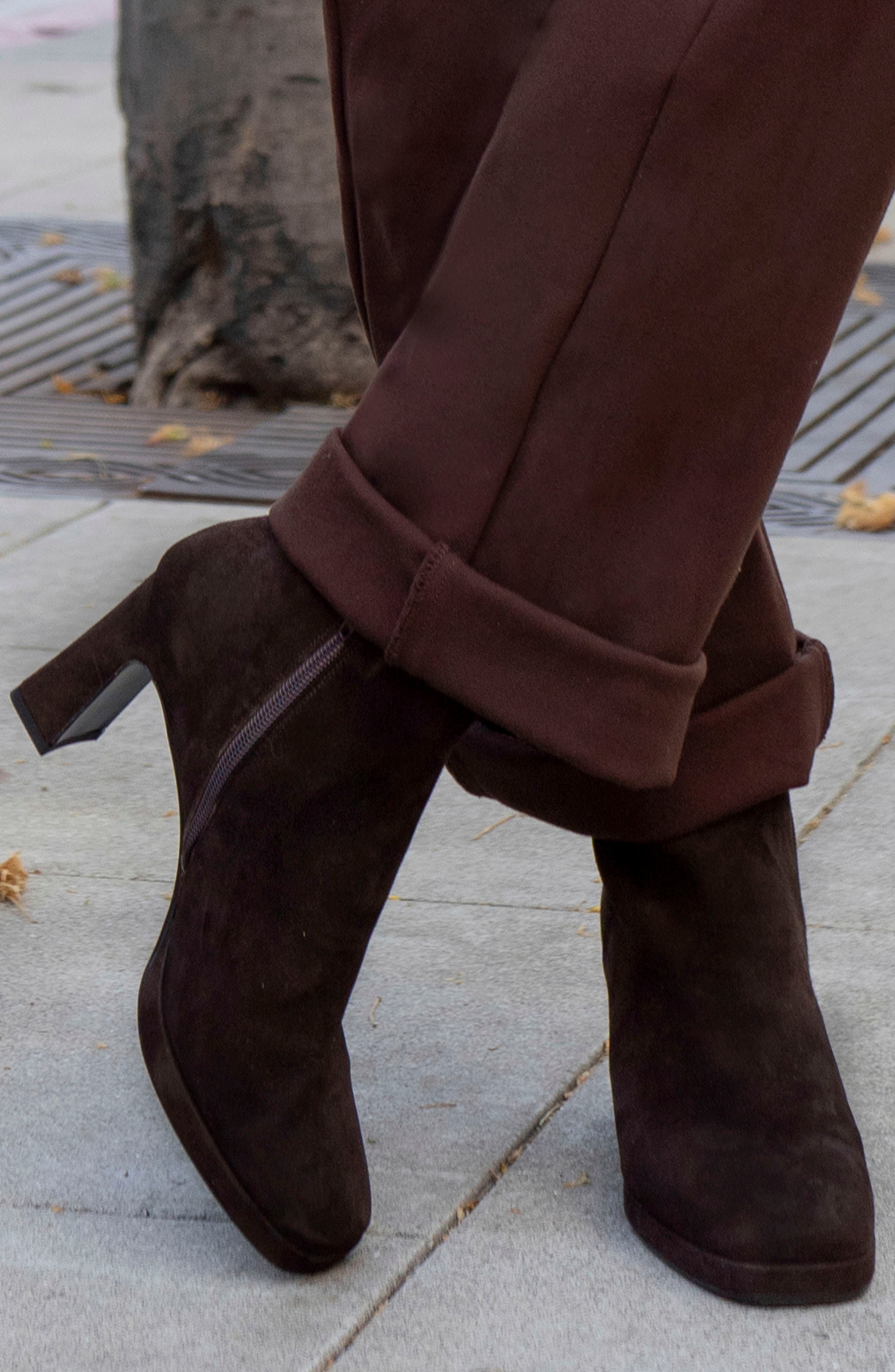 BEAUTIISOLES Scottie Platform Bootie, Alternate, color, Brown