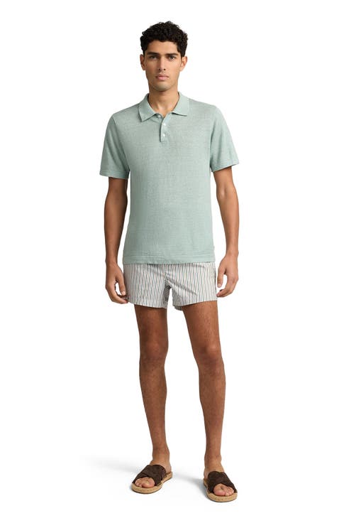 Calder Side Elastic 4"  Swim Trunk