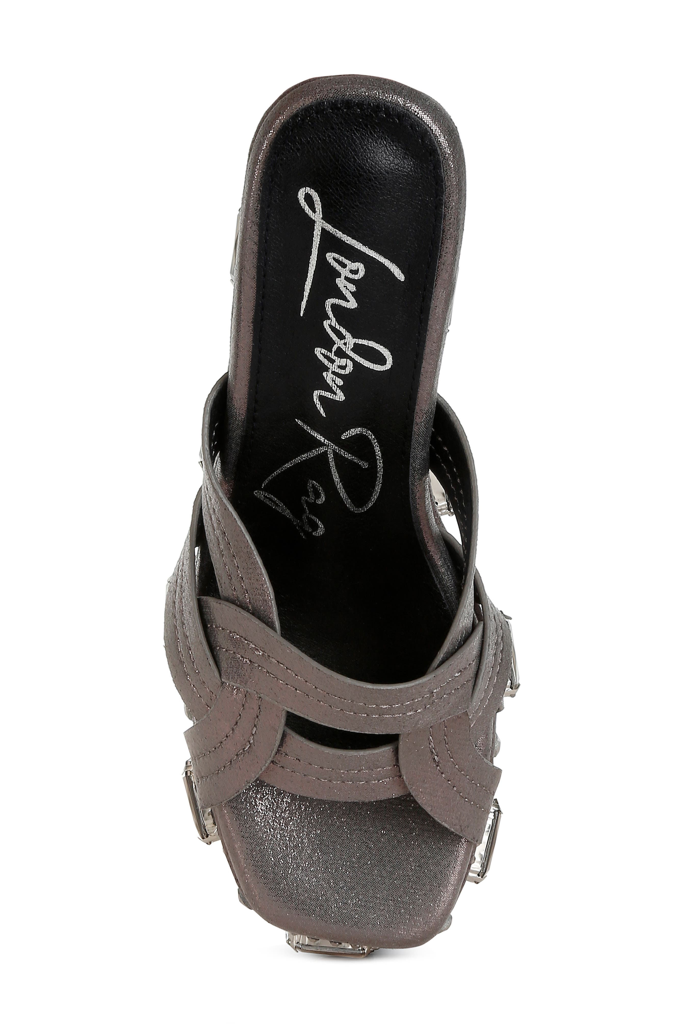 LONDON RAG Blistronic Platform Wedge Sandal, Alternate, color, Pewter