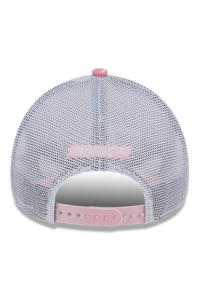 New Era Men's New Era  Pink 9FORTY A-Frame Trucker Paisley Adjustable Hat, Alternate, color, 