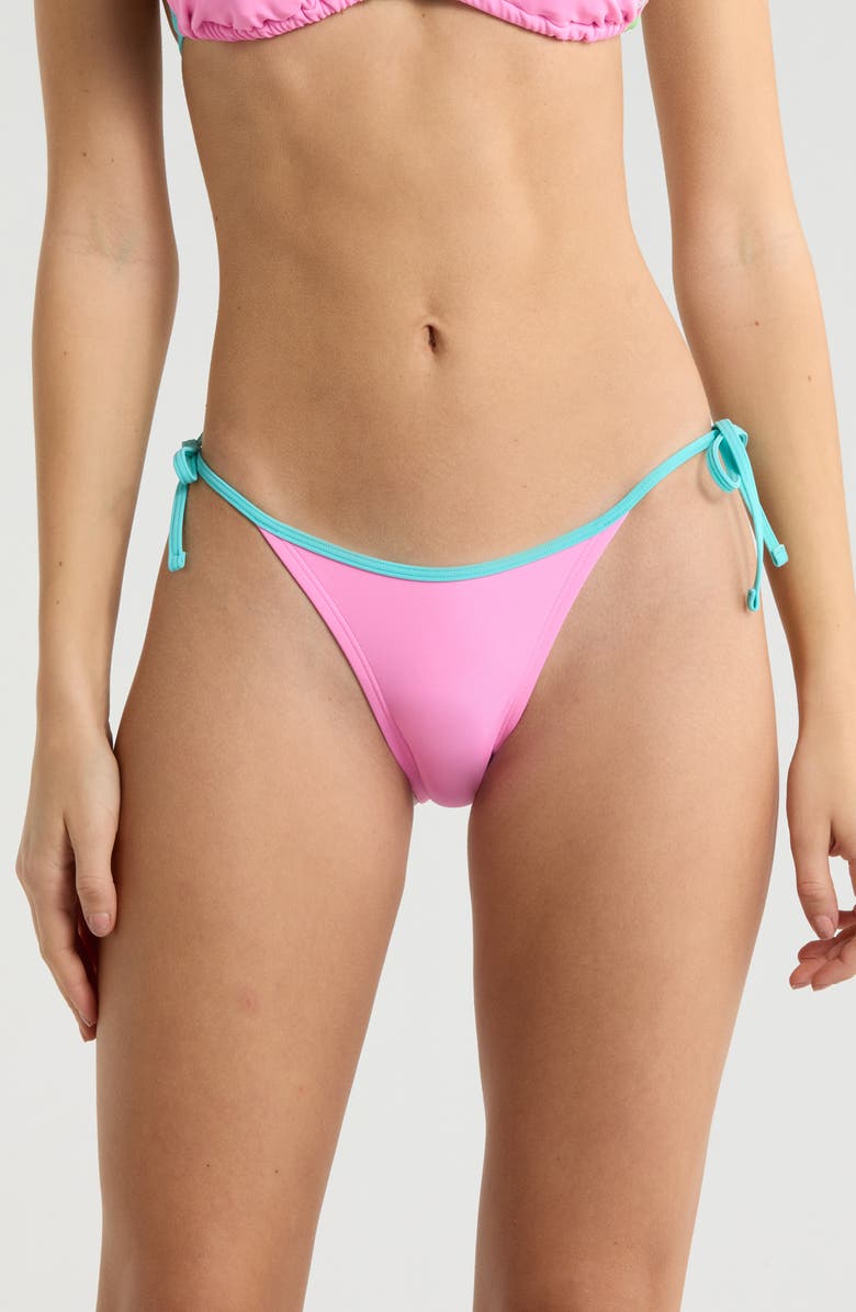 Rip Curl Surf Puff Bikini Bottoms, Main, color, Light Pink