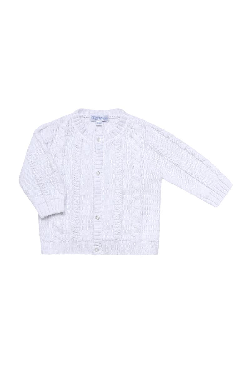 Nellapima Nella Knit Cardigan - Baby, Alternate, color, Blue