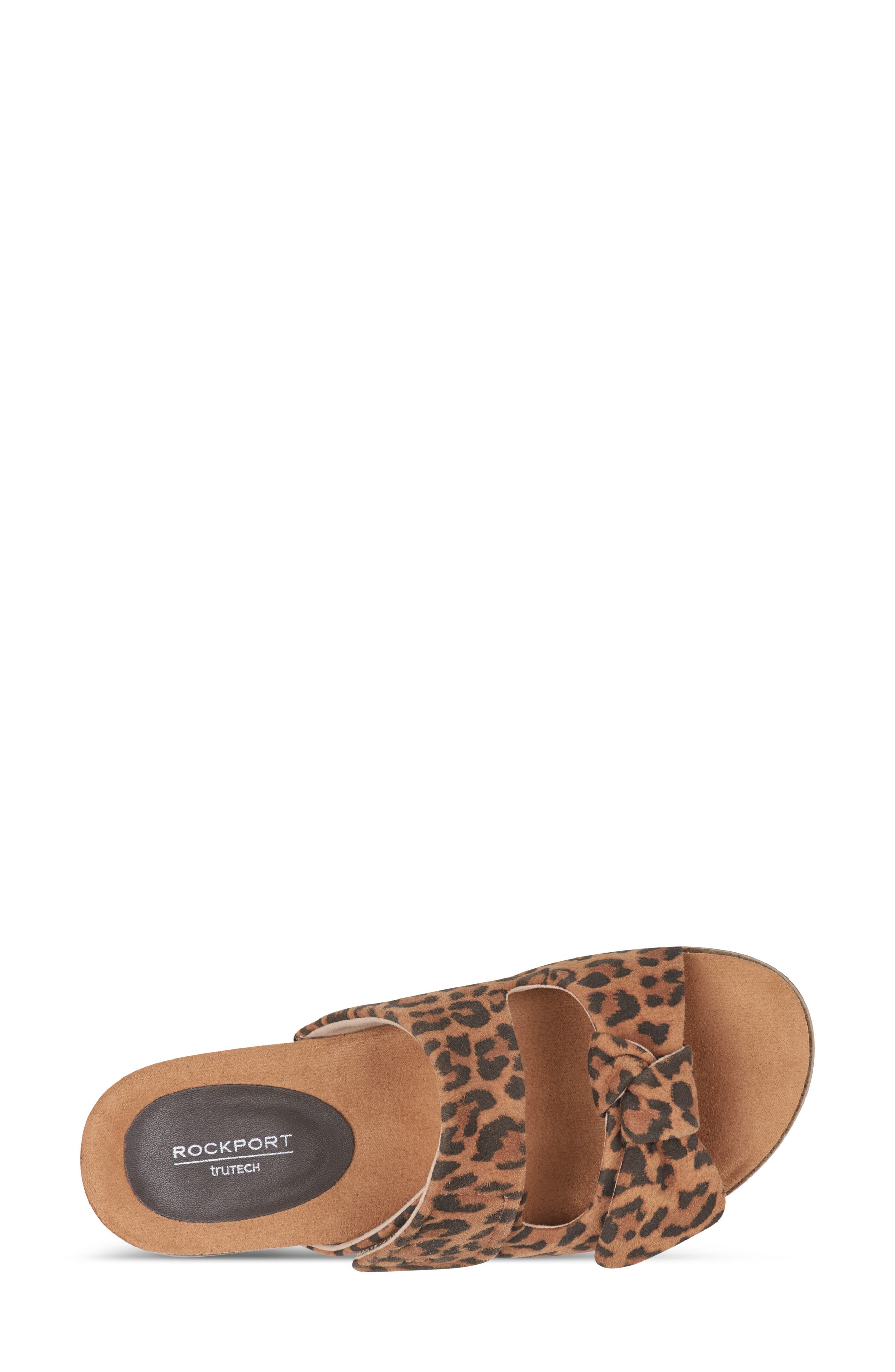 Zova Slide Sandal, Alternate, color, LEOPARD SUEDE