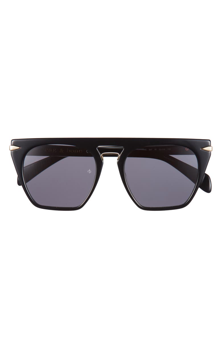 rag & bone 53mm Modified Square Sunglasses, Main, color,
