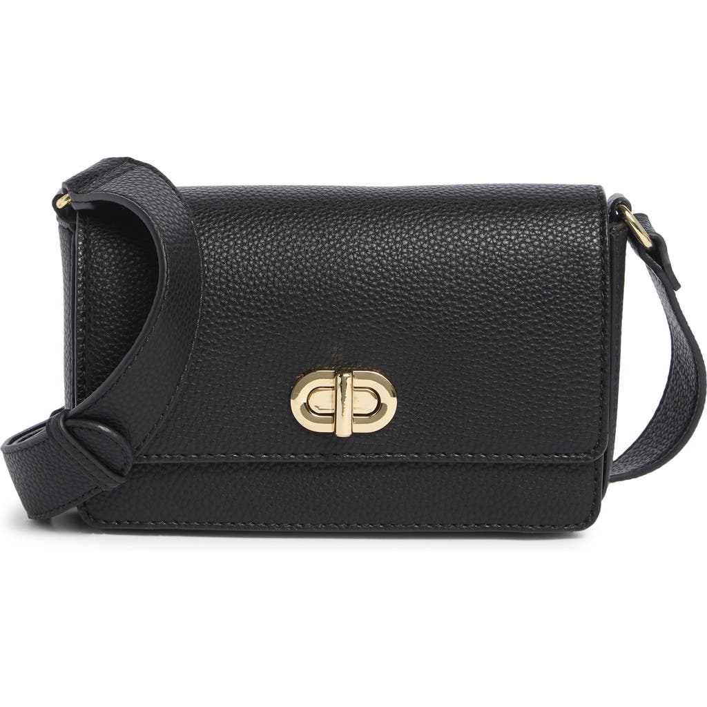 Nanette Lepore Julez Flap Crossbody Bag In Black