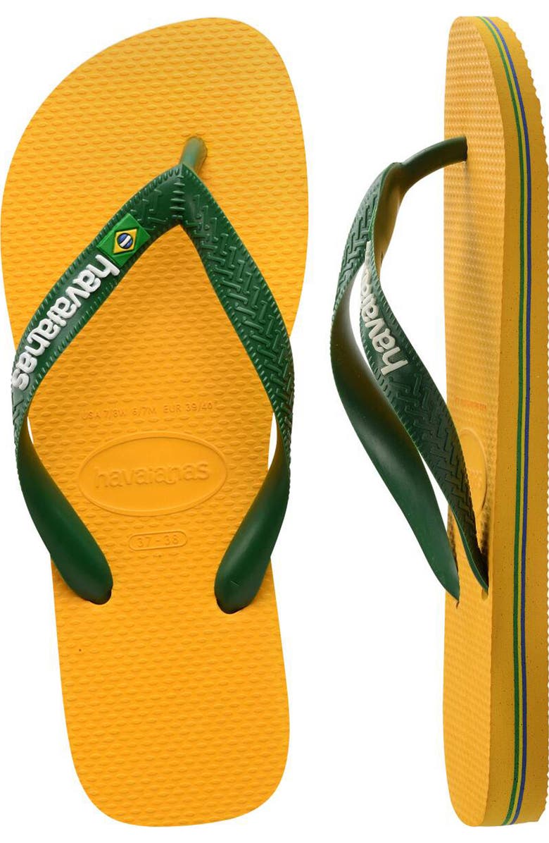 Havaianas Brazil Logo Flip Flop, Alternate, color,