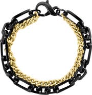 EFFY Men's Two-Tone Mixed Chain Bracelet