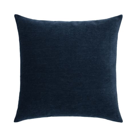 Luxe Velour Plush Chenille Indoor & Outdoor Woven Accent Pillow