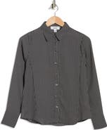 JASON WU Slim Fit Dot Print Button-Up Shirt