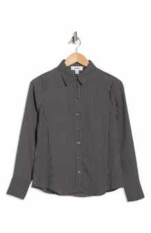 JASON WU Slim Fit Dot Print Button-Up Shirt