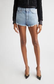 Dolce&Gabbana Frayed Hem Denim Shorts