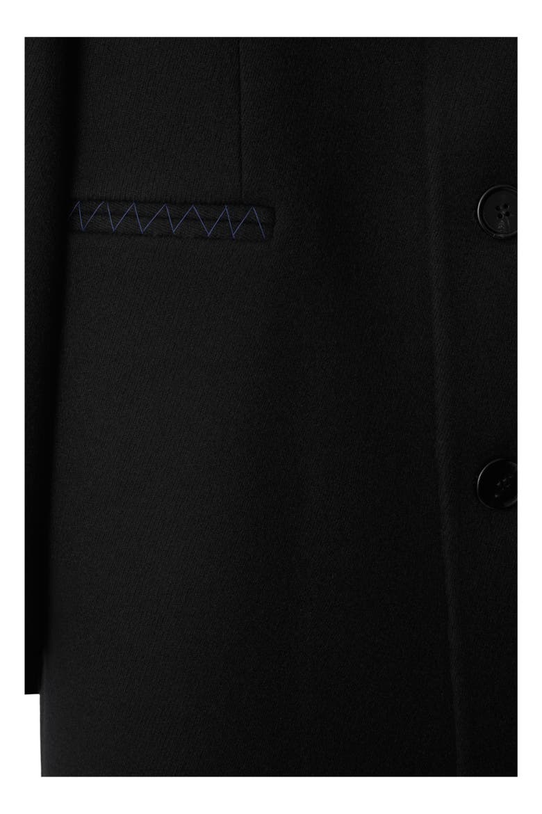 Wool Tailored Coat, Alternate, color, Black