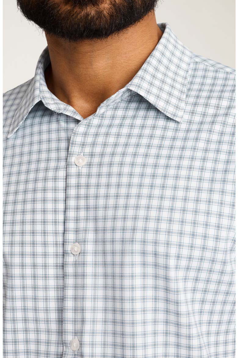 Tech Slim Fit Solid Button-Up Shirt, Alternate, color, TRUMAN PLAID C5
