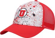 COLOSSEUM Men's Colosseum  Gray/Red Utah Utes Love Fern Trucker Snapback Hat