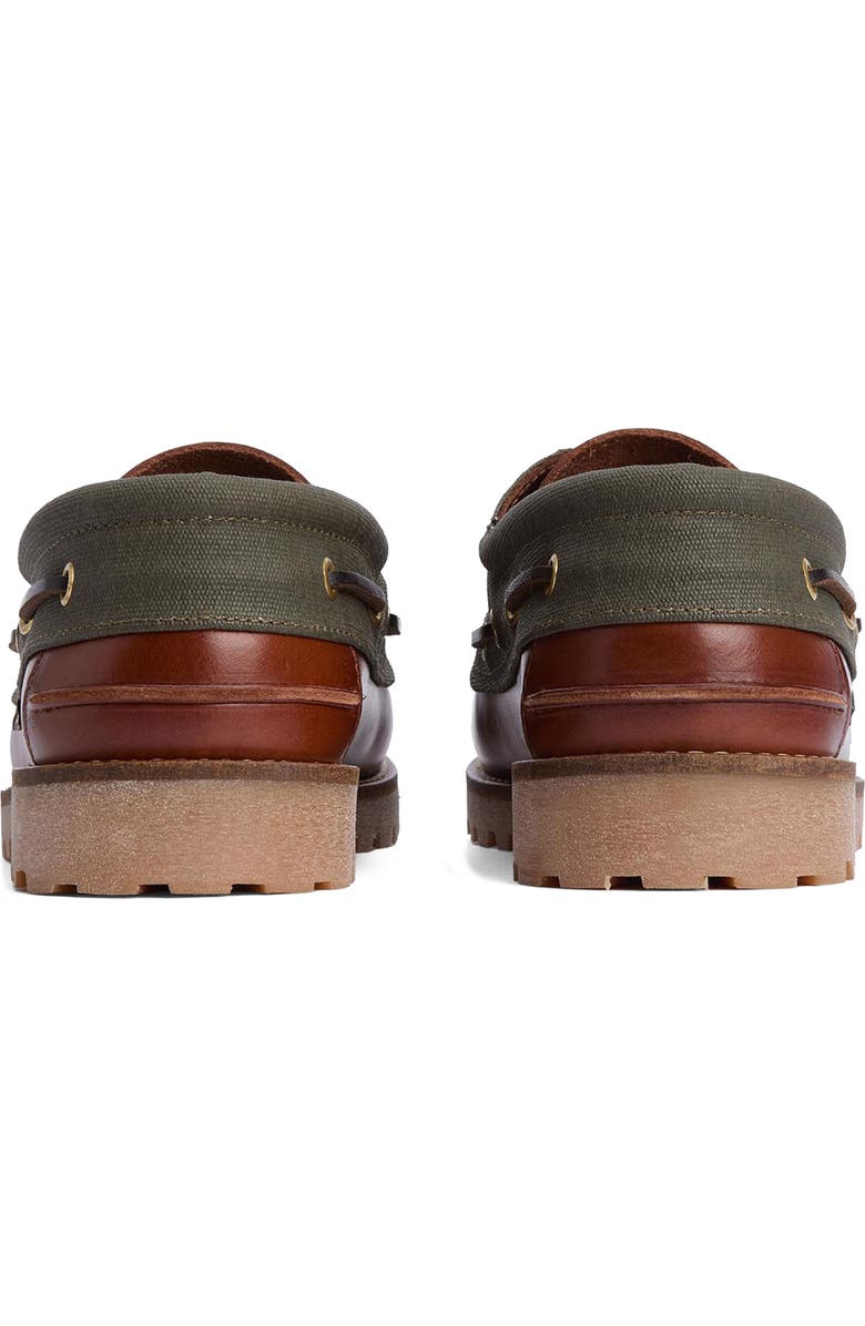 Barbour Deck Boat Shoe, Alternate, color, Mahogany