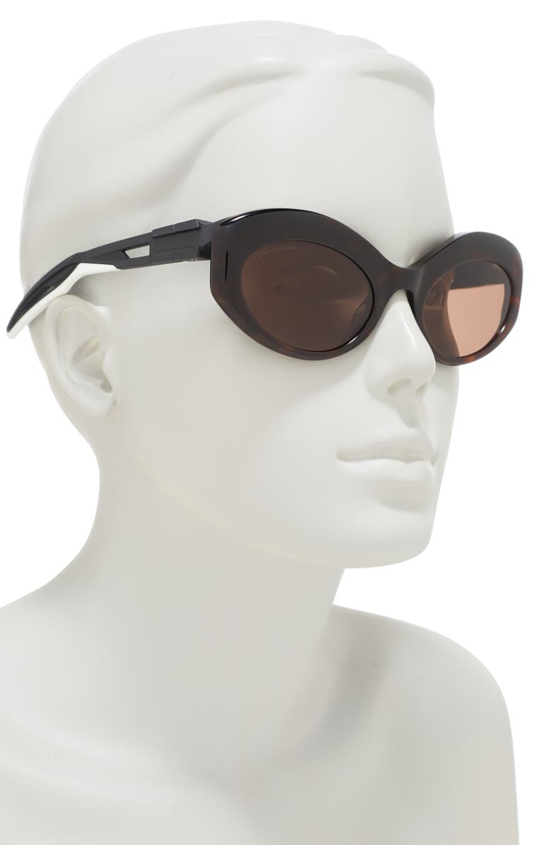 Balenciaga 55mm Cat Eye Sunglasses, Alternate, color,