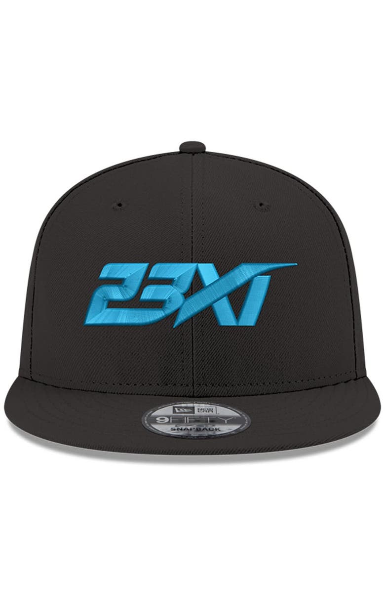 New Era Men's New Era Black 23XI Racing Adelante Juntos Mexico City Race 9FIFTY Snapback Hat, Alternate, color, Black