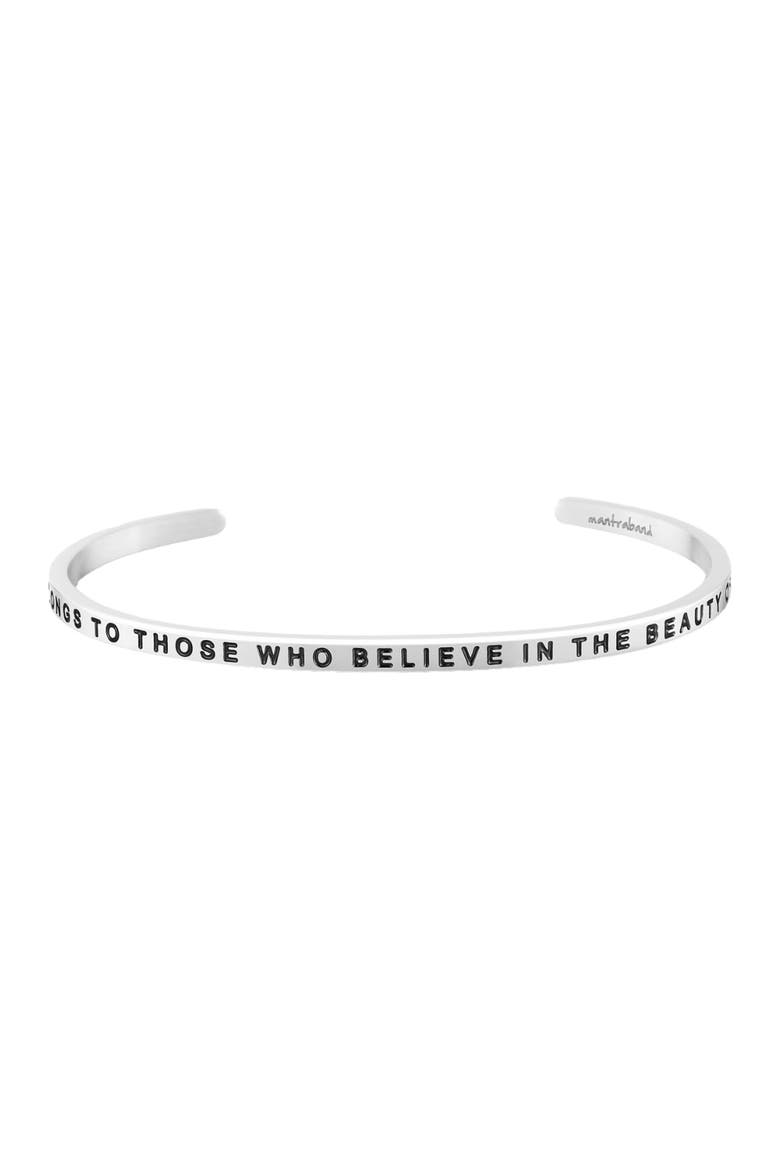 The Future Belongs To Those Who Believe In The Beauty Of Their Dreams bracelet video