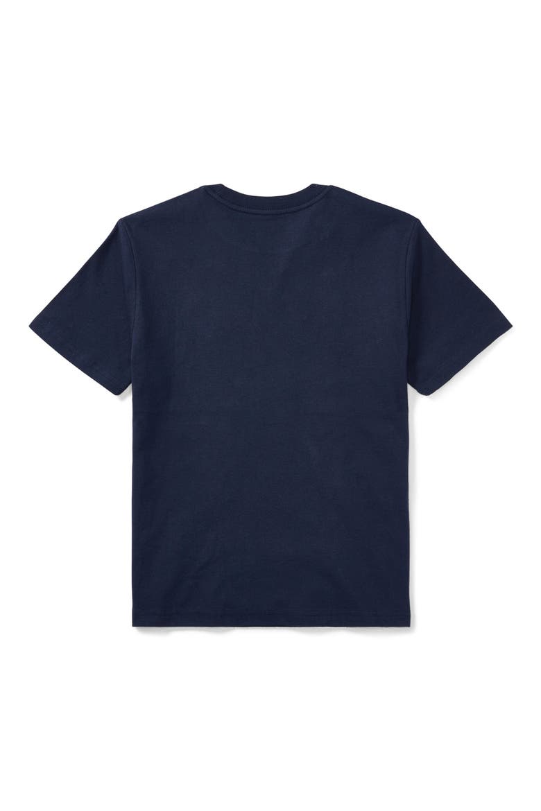 Kids' Cotton Jersey T-Shirt, Alternate, color, NAVY