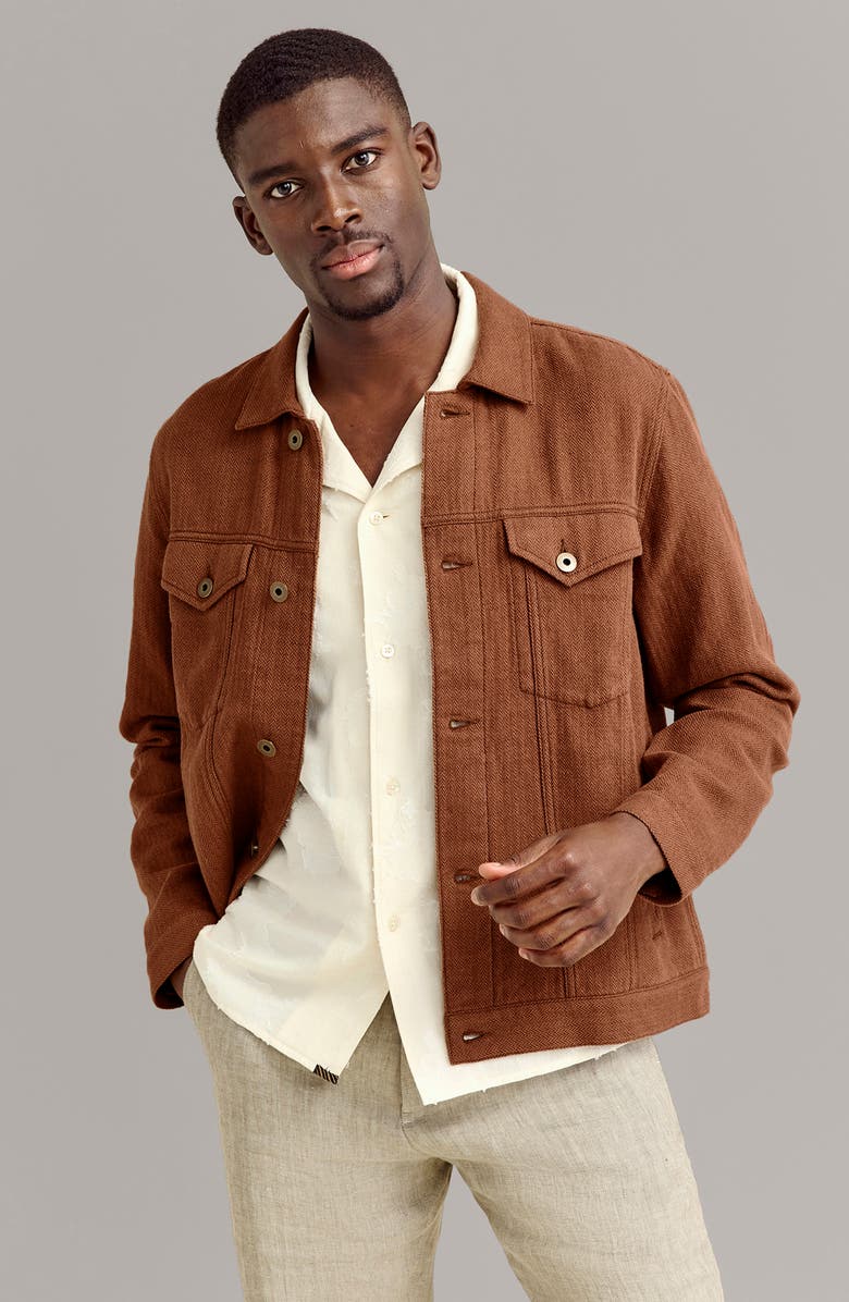 Billy Reid Tupelo Trucker Jacket, Alternate, color,