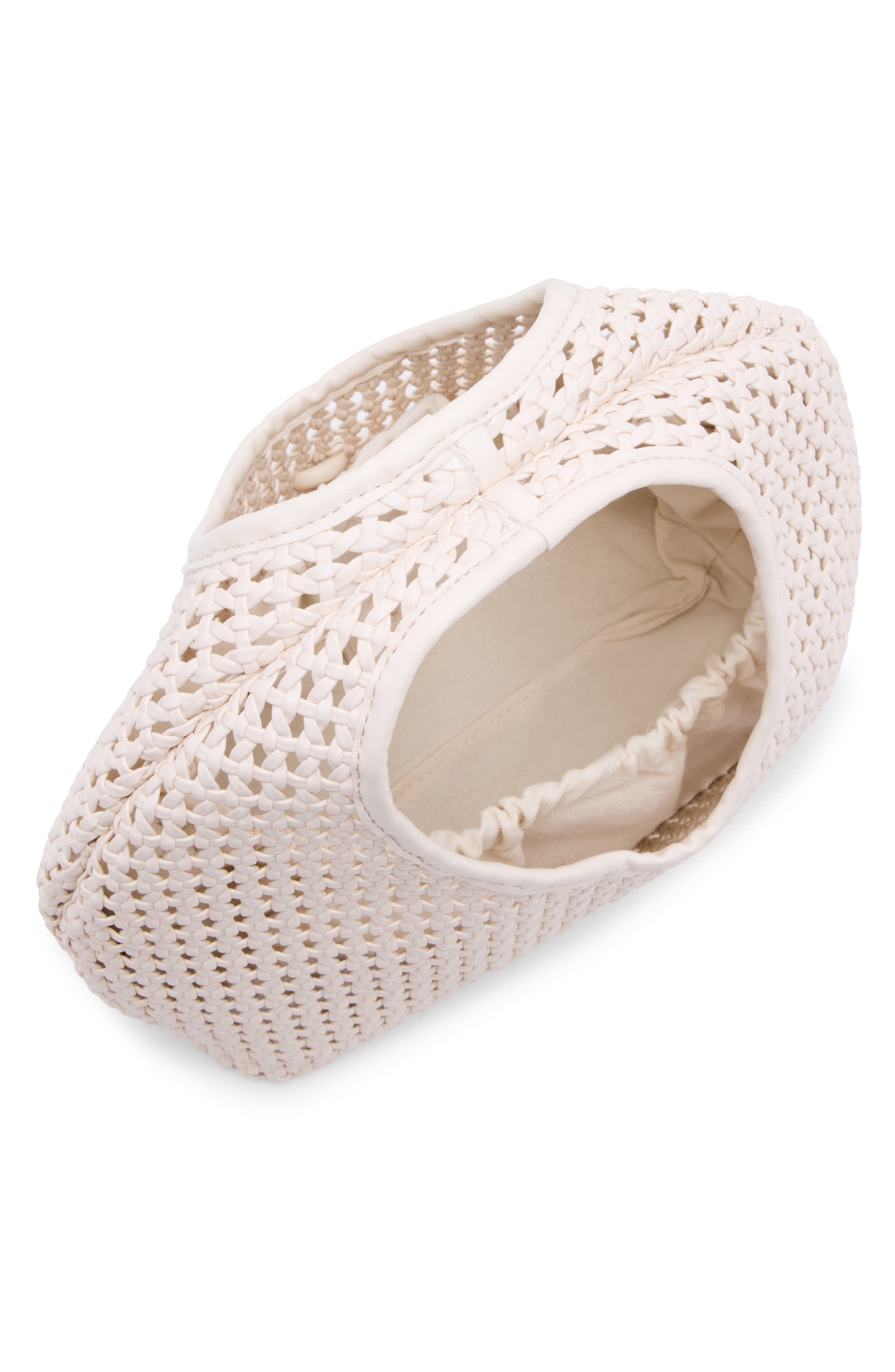 Dahlia Woven Handbag, Alternate, color, IVORY